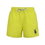 short de bain ralph lauren speed dry beach pants, big horse label beach pants, leisure jaune